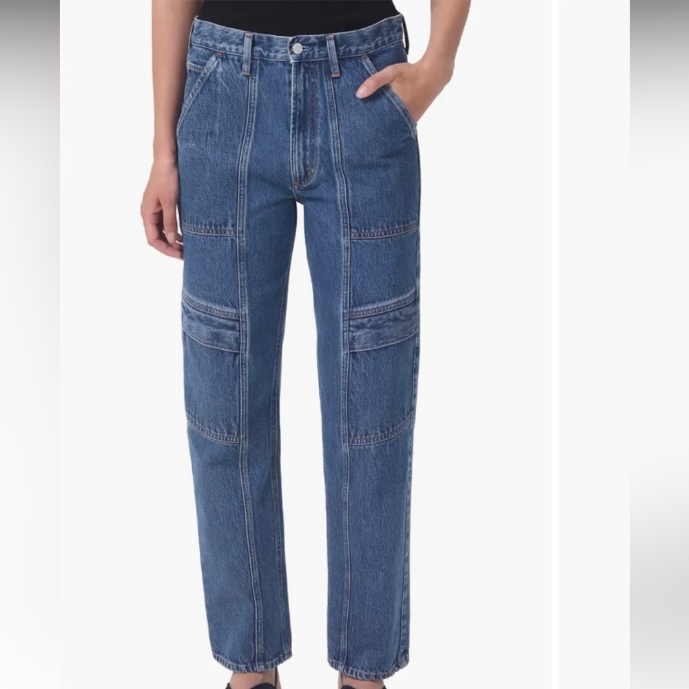 AGOLDE Cooper Relaxed Cargo Organic Cotton Jeans